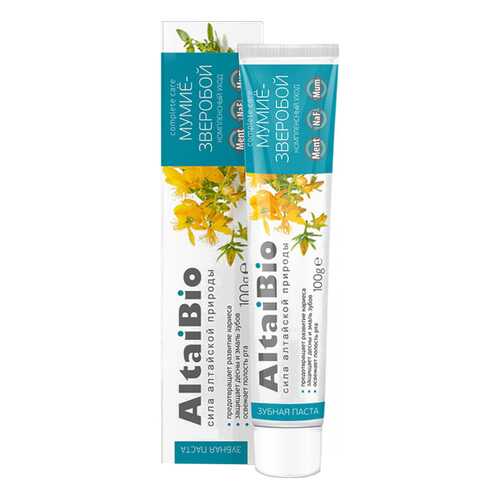 Зубная паста AltaiBio Мумие-Зверобой 100 г в Тенториум