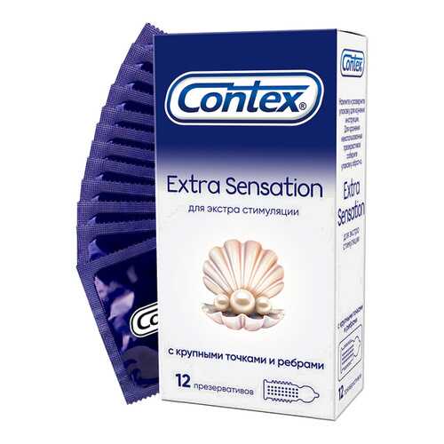 Презервативы Contex Extra Sensation 12 шт. в Тенториум