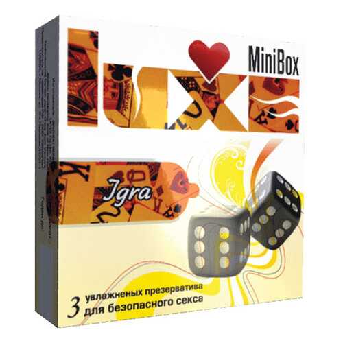 Презервативы Luxe Mini Box Игра 3 шт. в Тенториум