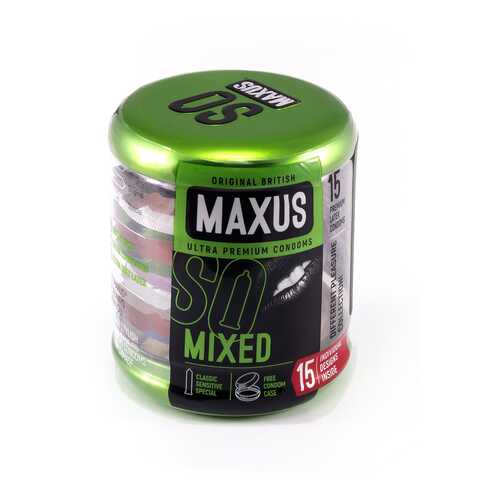 Презервативы Maxus Mixed набор 0901-014 15 шт. ж/к в Тенториум