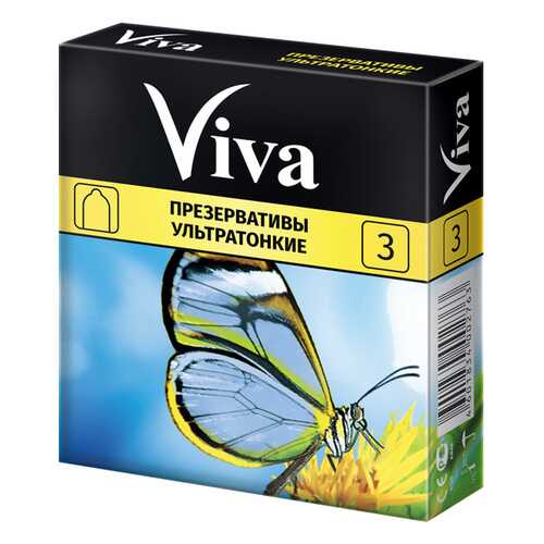 Презервативы Viva ультратонкие 3 шт. в Тенториум