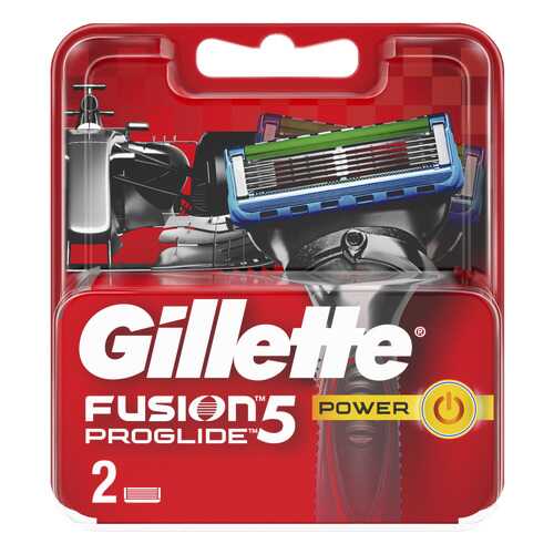 Сменные кассеты Gillette Fusion5 ProGlide Power 2 шт в Тенториум