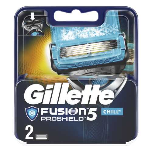 Сменные кассеты Gillette Fusion5 ProShield Chill 2 шт в Тенториум