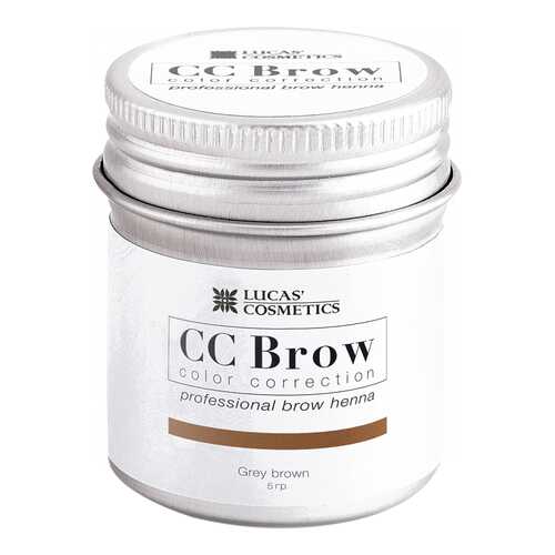 Краска для бровей LUCAS COSMETICS CC Brow Grey Brown баночка 5 гр в Тенториум