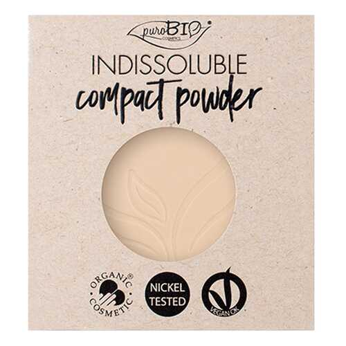 Пудра PuroBio REFILL INDISSOLUBLE compact powder 02 розовый 9 г в Тенториум