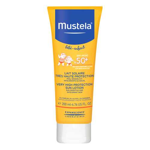 Солнцезащитное средство для детей MUSTELA Sun SPF 50+ 200 мл в Тенториум