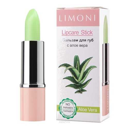 Бальзам для губ Limoni Lipcare Stick 06 Aloe Vera 4 в Тенториум