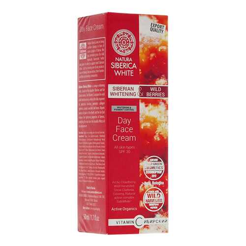 Крем для лица Natura Siberica All Skin Types SPF 30 50 мл в Тенториум
