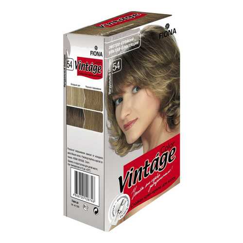 Краска для волос FIONA Vintage Color 54 Натуральный блондин 180 мл в Тенториум