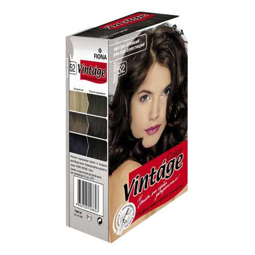 Крем краска FIONA Vintage Color тон 52 тёмно-русый в Тенториум